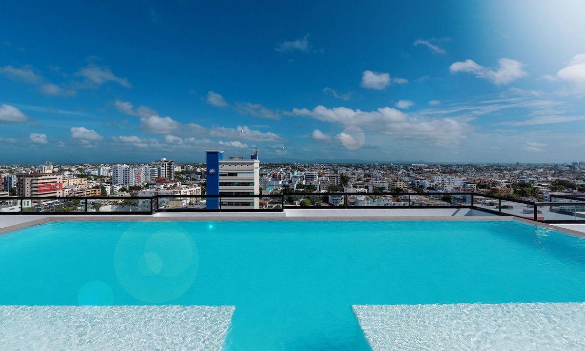 Santo Domingo Condo | 2-Bedroom Comfort with Rooftop Pool Views
