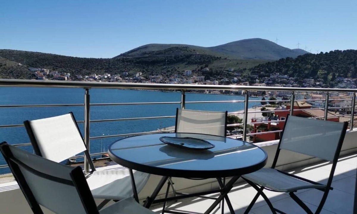 Amfilochia Condo | 3-bedroom family friendly duplex panoramically overlooking beautiful Amfilochia