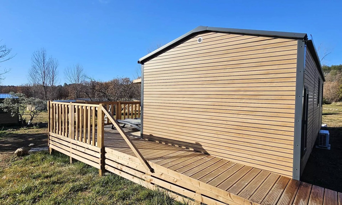 Saint-Laurent-du-Verdon House | 3-Room Mobile Home for 4 People (Accessible), Air-Conditioned