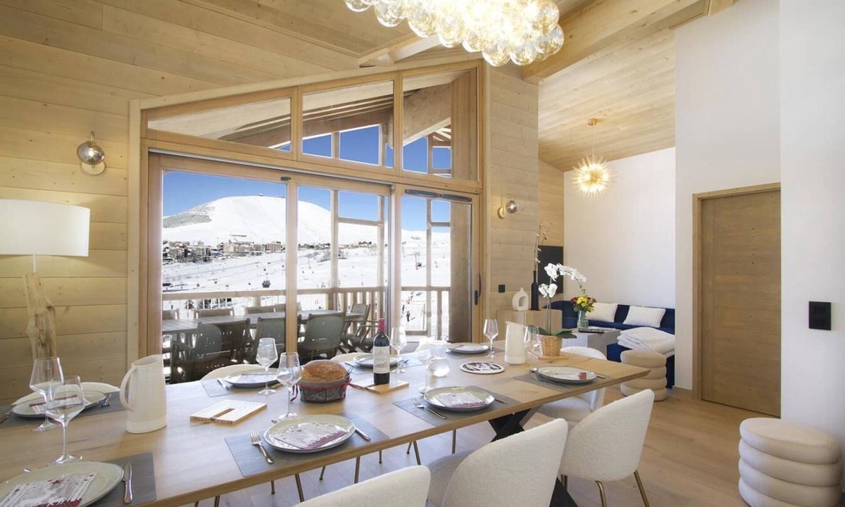 Bergers Apartment | 3rd floor, fitness, swimming pool, sauna, hammam, balcony, tv, ski locker, 93m², Alpe d'Huez