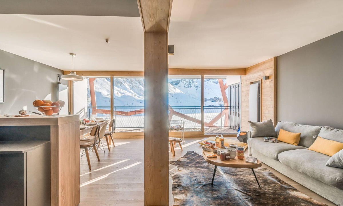 Tignes le Lac Apartment | 4* Apartment in Tignes le Lac - 3 Beds, 9 ppl, south balcony