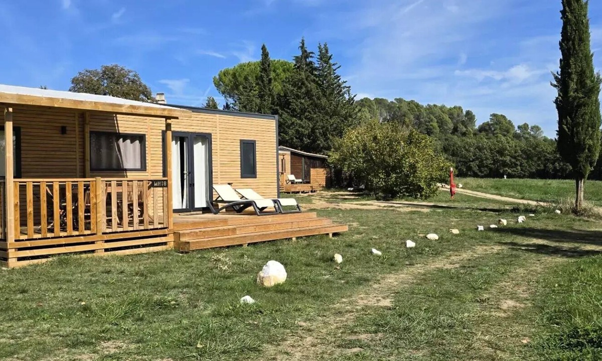 Saint-Laurent-du-Verdon House | 4-Room Mobile Home for 6 People with Air Conditioning