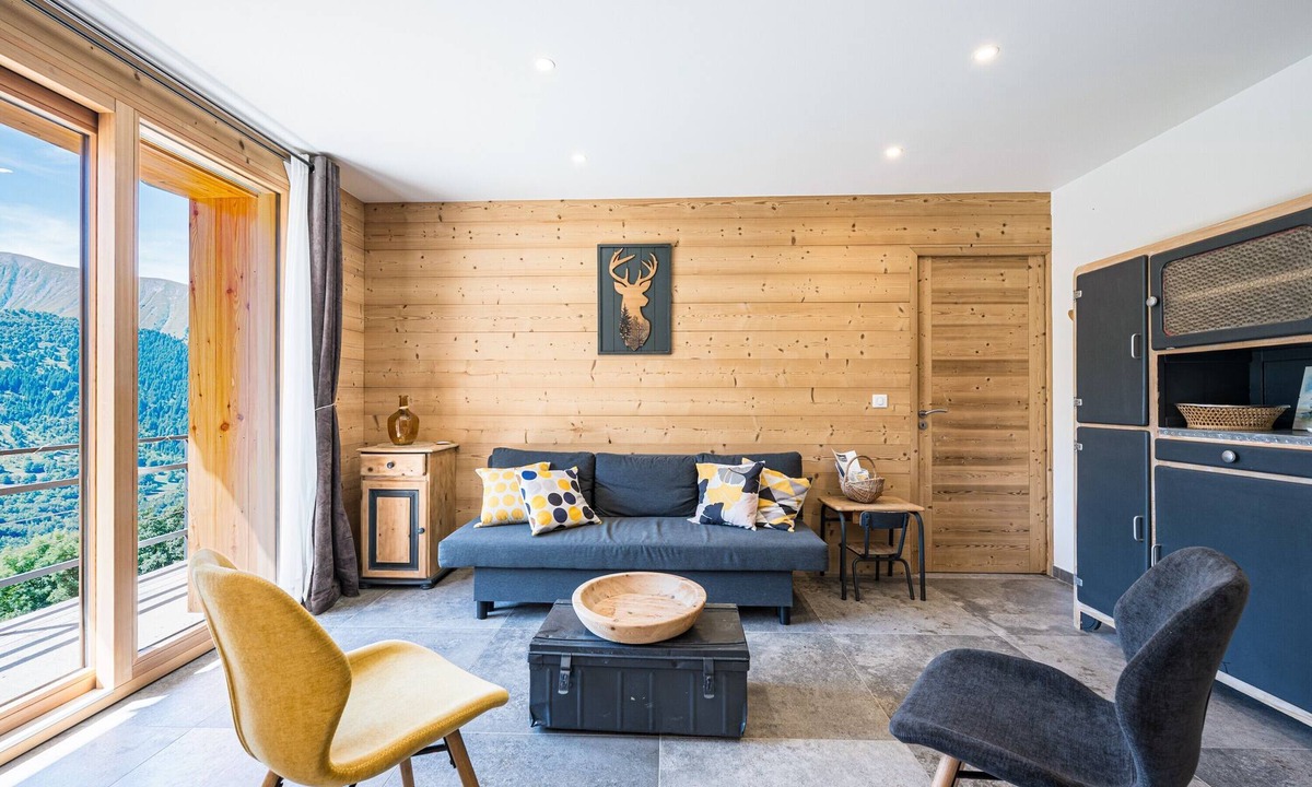 Albiez-Montrond Apartment | Apartment 'Grand Cerf - Albiez Montrond' with Mountain View, Private Terrace and Wi-Fi