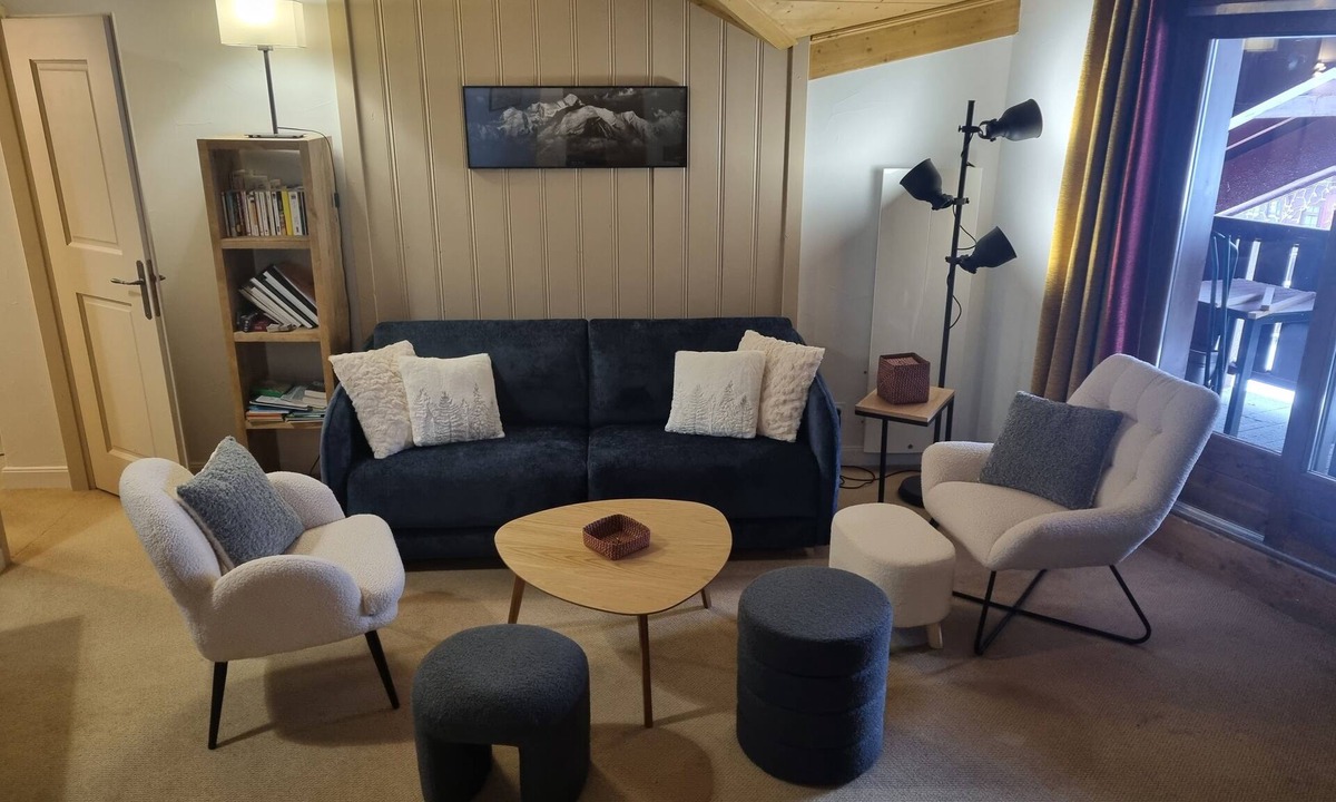 Arc-1950 Apartment | Arc 1950, Sources de marie, 6-8 pers, ski-in/ski-out, swimming pool and spa/sauna access