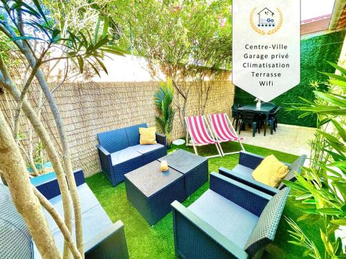 Republique - Tolstoi House | BnGo I Maison Terracotta I Jardin, Garage, 3 chambres, 9 personnes