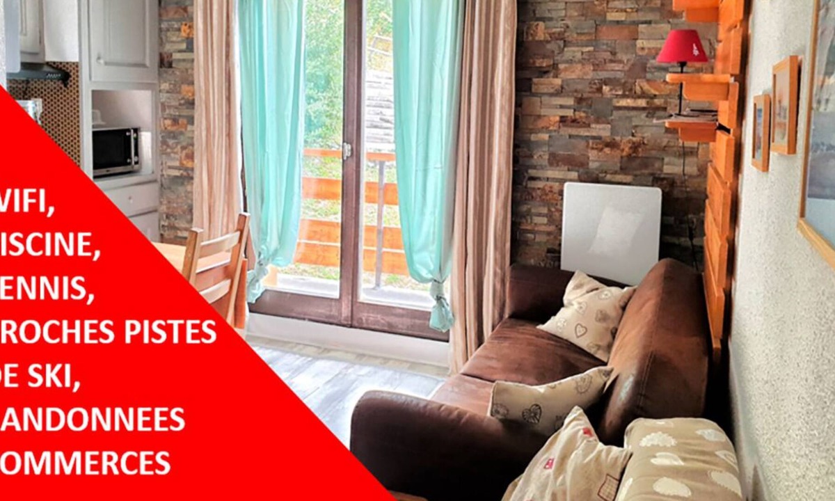 Saint-Gervais-les-Bains Apartment | CHARMING APARTMENT T2 WITH SWIMMING POOL, TENNIS & VIEW ON THE MAGNIFICENT MONT BLANC