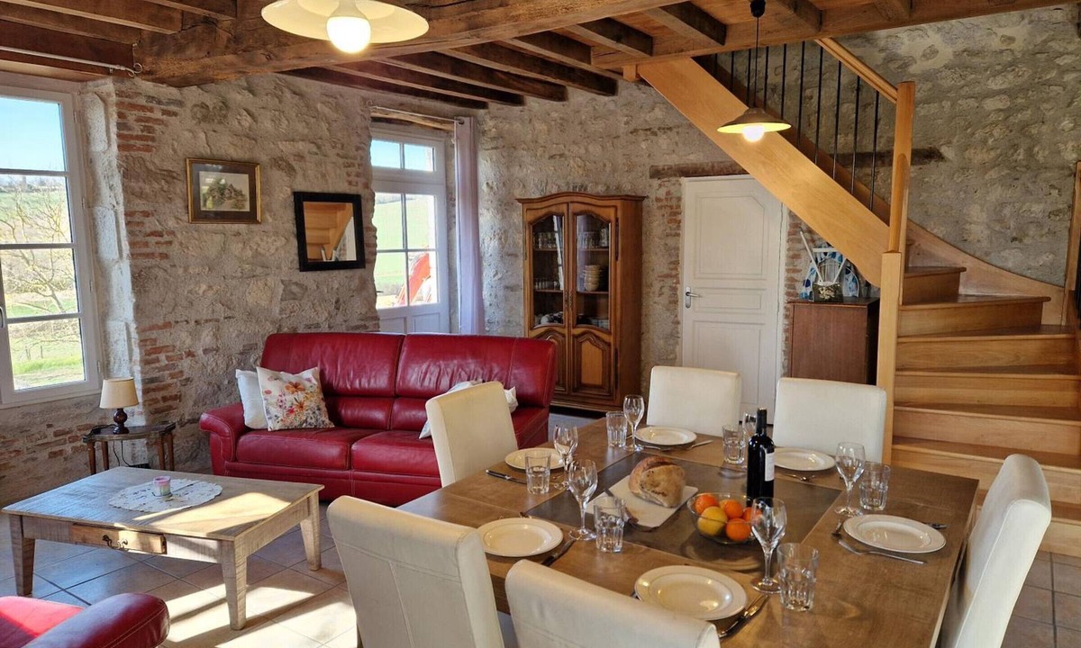 Charroux Cottage | Charming Cottage in Charroux with Pool, Terrace and Included Comforts
