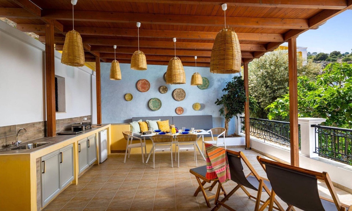 Symi Villa | Dazzling Symi Villa | Serenity House | 3 Bedrooms | Breathtaking City Views |.