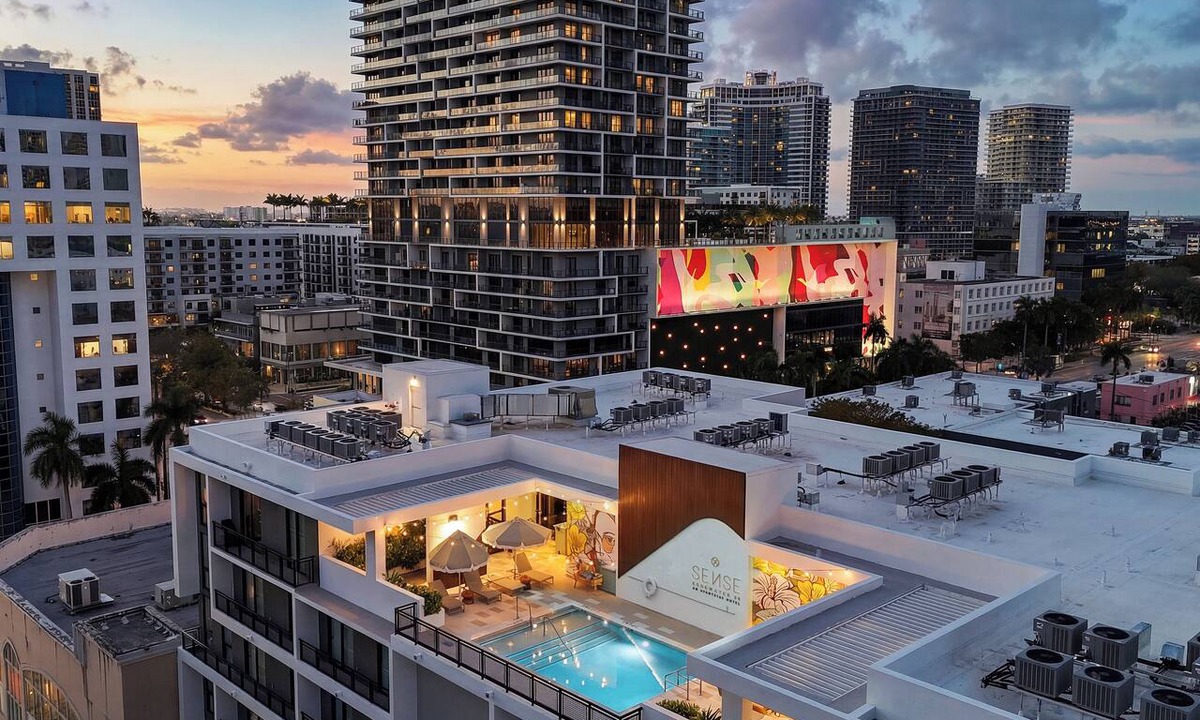 Midtown Apartment | Edgewater 2BR Suite w/Balcony | Pool | Gym | Sense28 by AvantStay