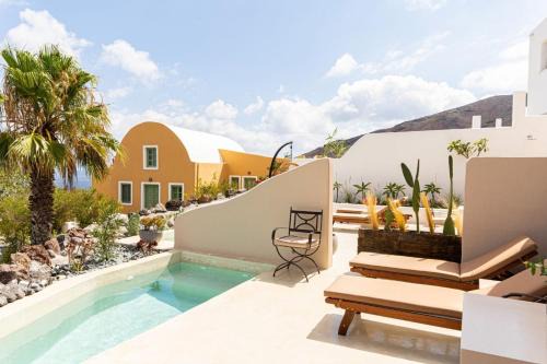 Finikia Villa | Exclusive Santorini Villa 3 Bedroom Villa Private Jetted Pool Sea View