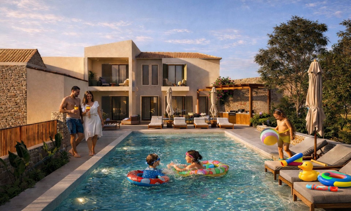 Pigianos Kampos Villa | Family Villa with Pool, Fire Pit, Sports Courts - Perfect for Groups