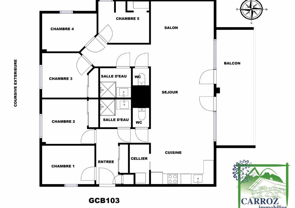 Les Carroz-d'Araches Apartment | GCB103 Appartement 10 personnes