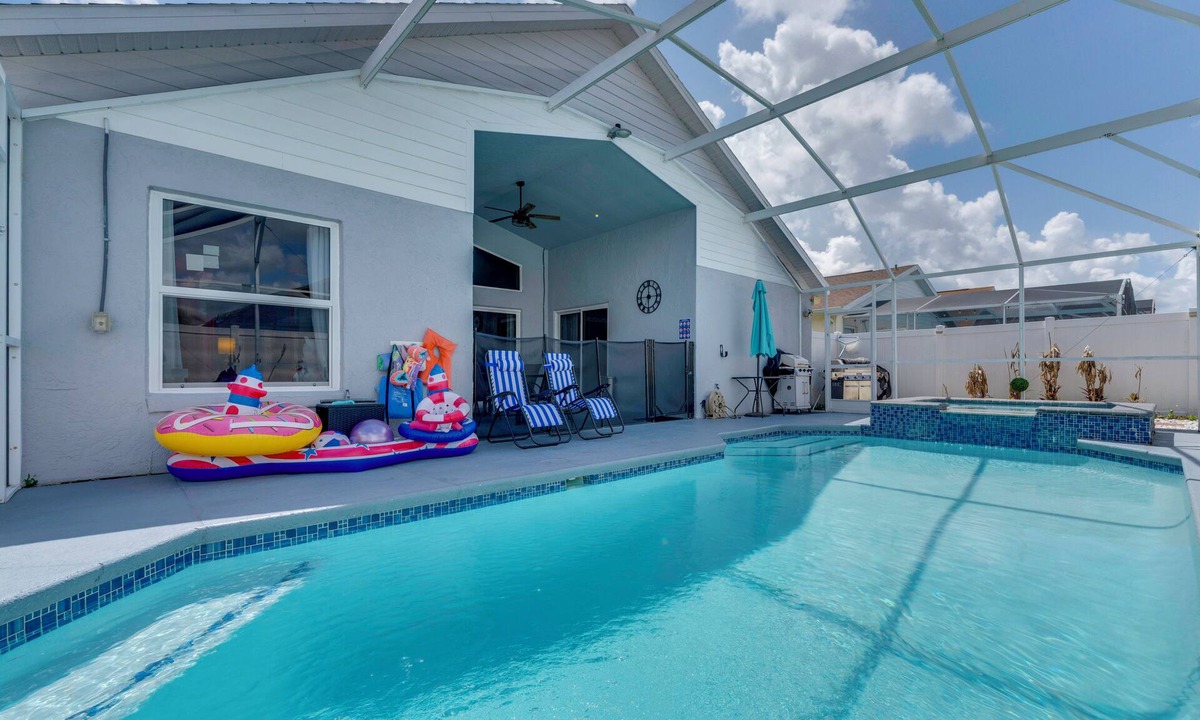 Indian Point House | Kid-Themed Bedrooms, Pool & Games! Kissimmee Home