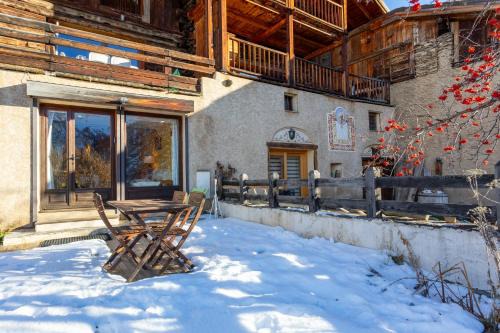 Saint-Veran Apartment | L'Alpazen Jouve Studio Terrasse