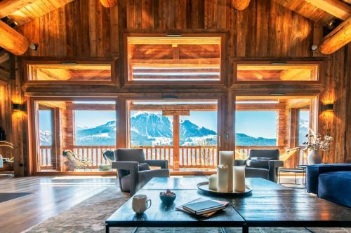 Manigod Ski Chalet | Lodge Les Murailles 800 m of Private Alpine Living Manigod La Clusaz