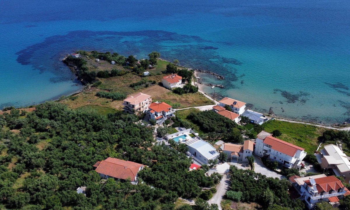 Alikanas Villa | Luxury 3 Bedroom Villa with sea views and private pool, 150m from the beach