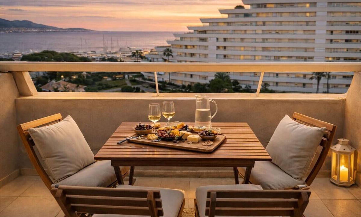 Villeneuve Loubet Beach Apartment | Marina - Vue Panoramique Mer & Port - 4 personnes