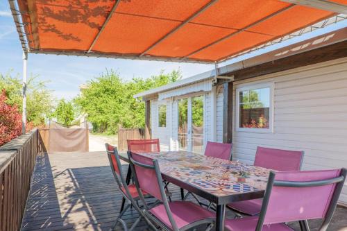 Saint-Remeze Resort | Mobil'Home avec piscine privée