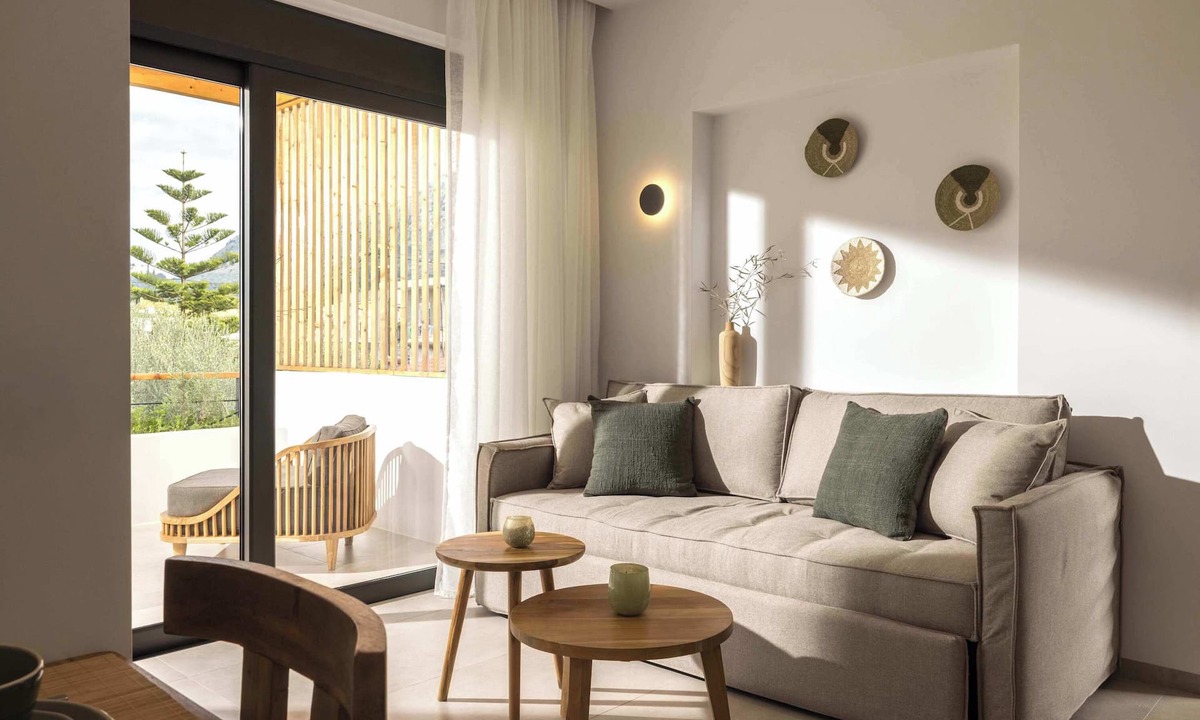 Paleros Apartment | Olive & Tulip Suites – Modern First-Floor Apartment with Sea View