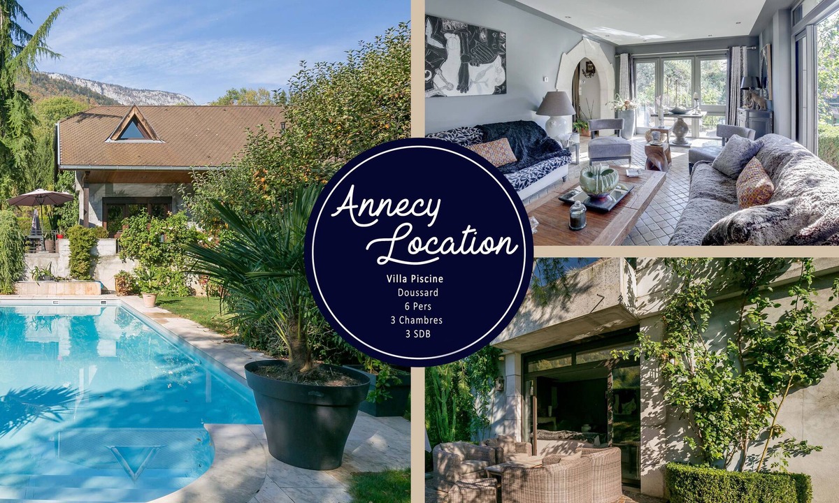 Doussard Villa | Ombrière: beautiful villa with a swimming-pool