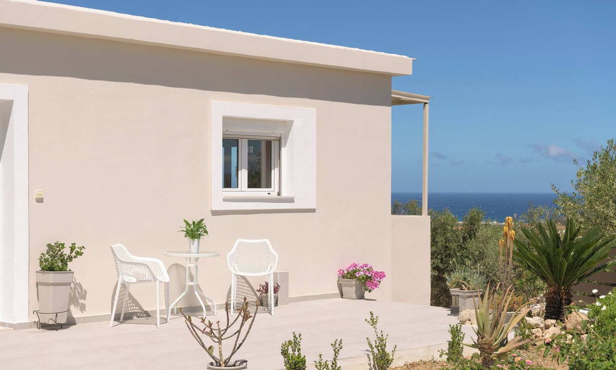 Rethymno Villa | Perivoli SeaView Cottage, a Rural Bliss of Nature, Close to tavernas & beach