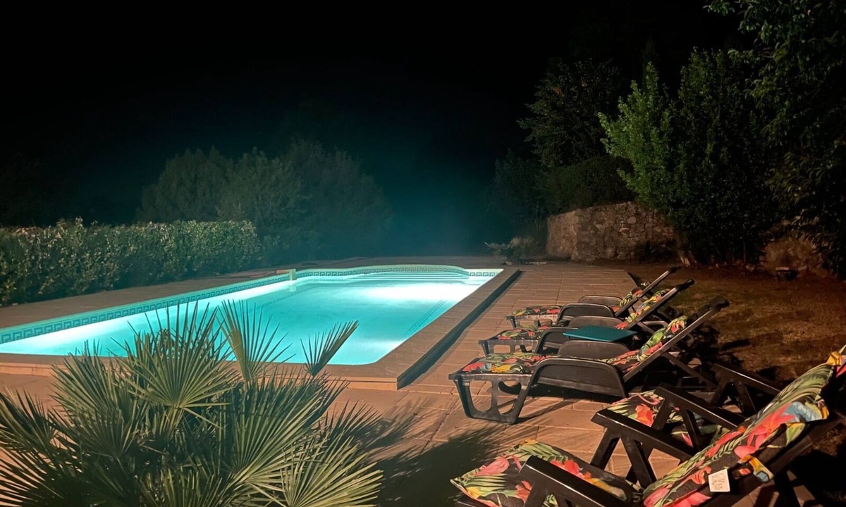 Lorgues House | Provencal house with swimming pool surrounded by olive and pine trees