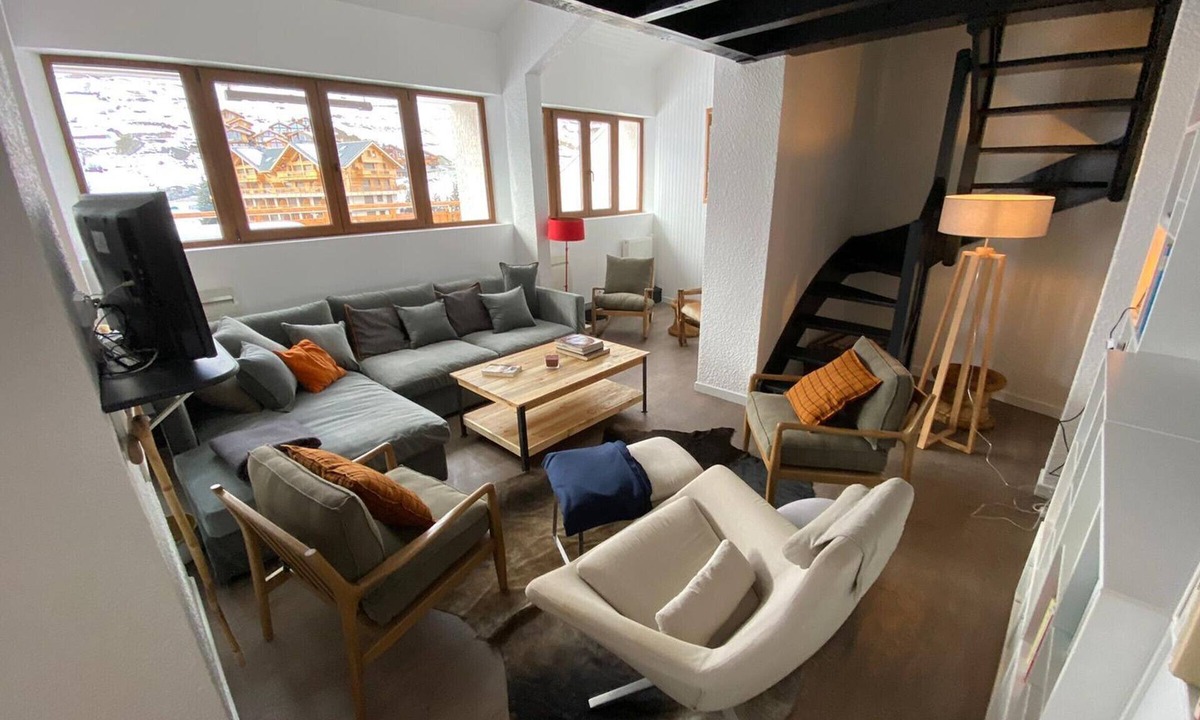 Mont-de-Lans Apartment | Spacious duplex in Les Deux Alpes, 10 pers, large terrace