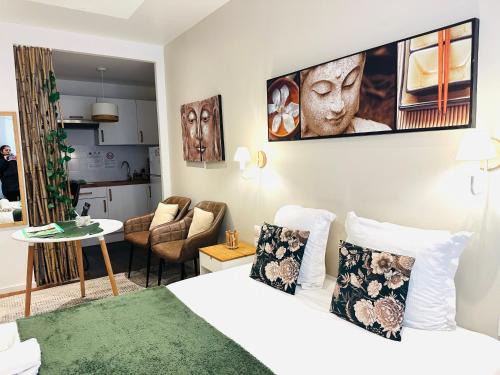Villette - Maisons Neuves Apartment | Studio ZEN cosy gare part dieu