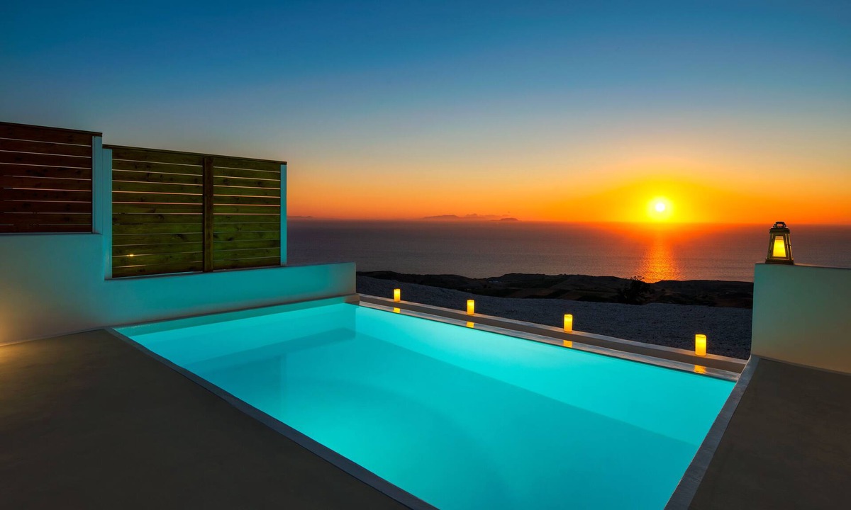 Vourvoulos House | Suite Sea View with Loft & Private Pool - Siete Mares Luxury Suites