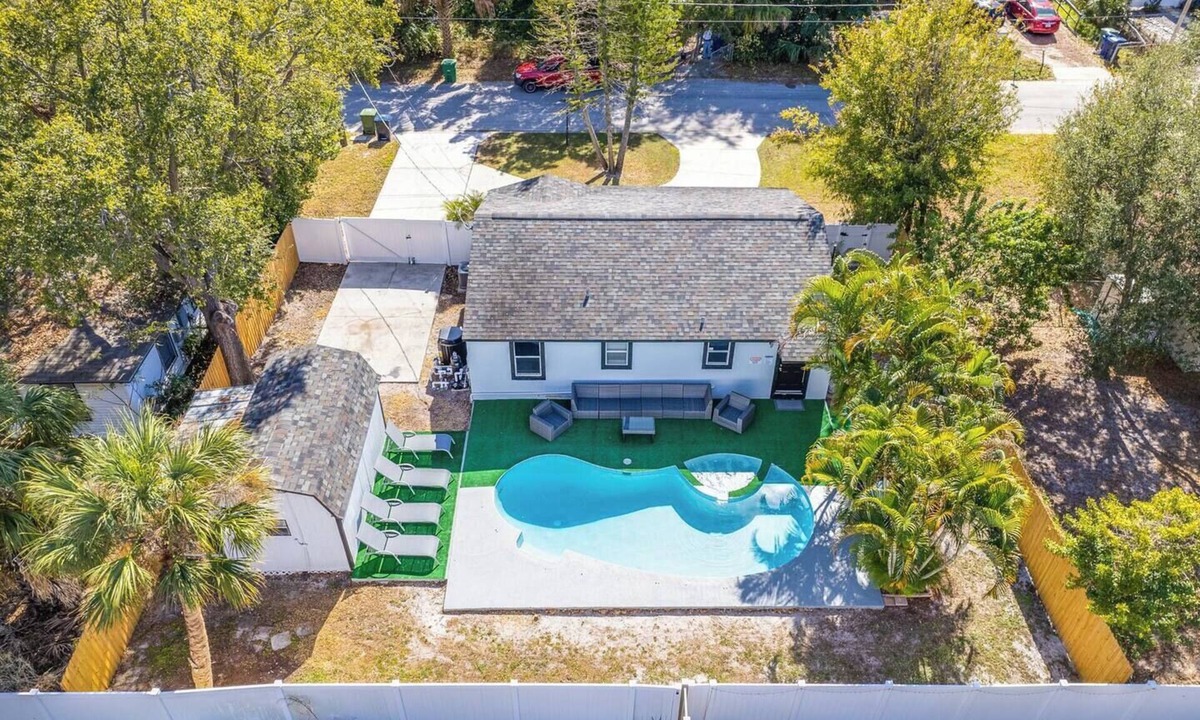 Ballast Point House | Tampa Retreat with Heated In-Ground Pool & Spa