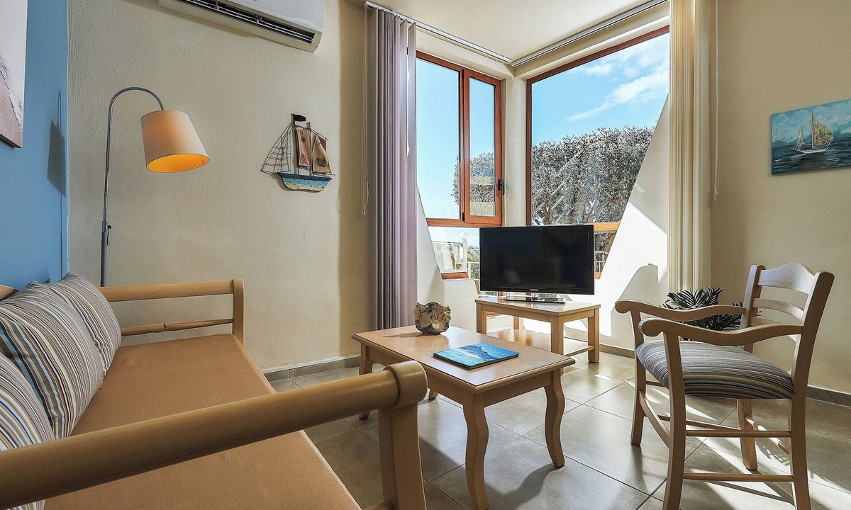 Agia Pelagia Apartment | "Thalassa" apartment - 2 Bedroom family apartment/Shared Pool/Sleeps 5