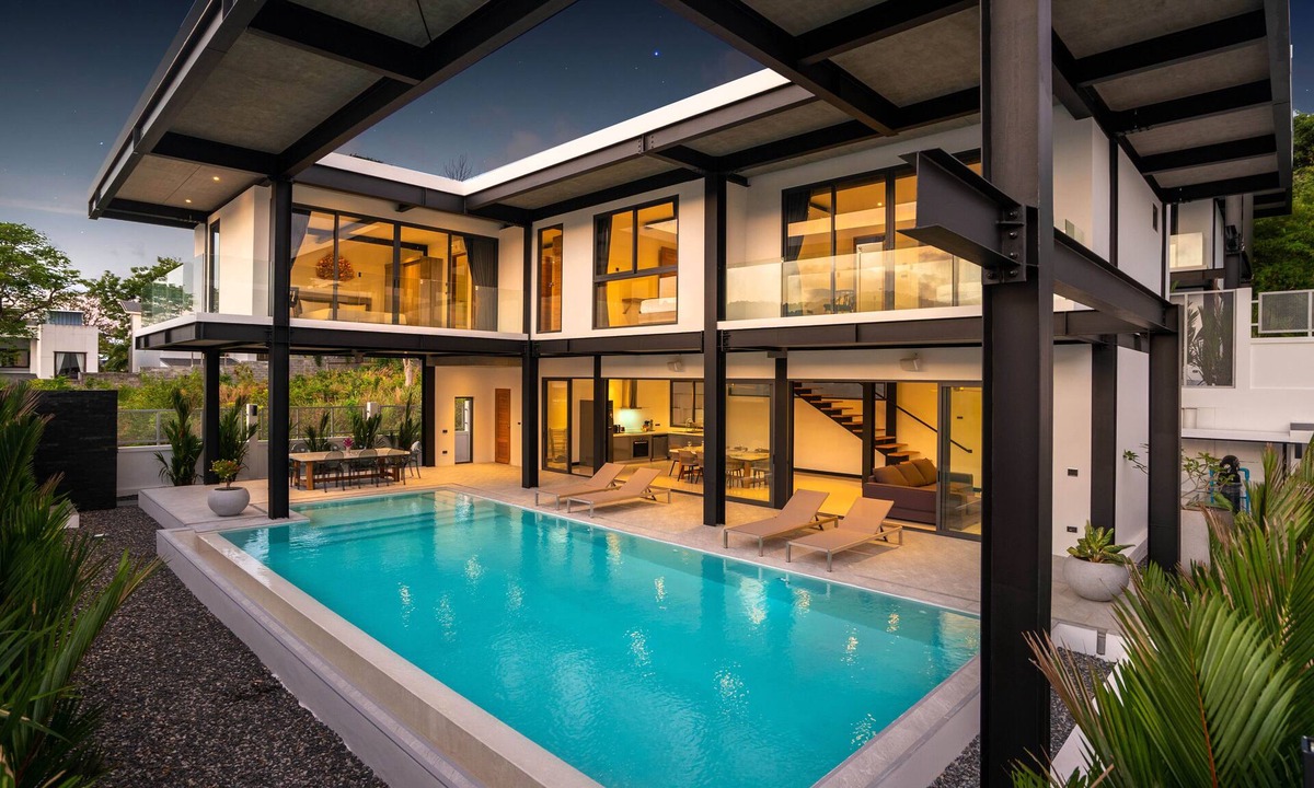Ban Saiyuan Villa | Trendy Modern Pool Villa Sunset Garden 4