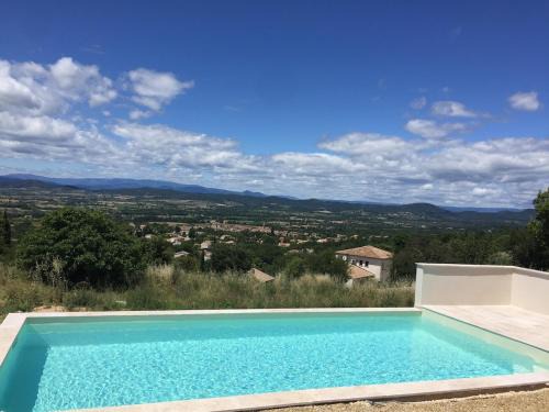 Barjac Villa | Villa à Barjac piscine chauffée et vue panoramique