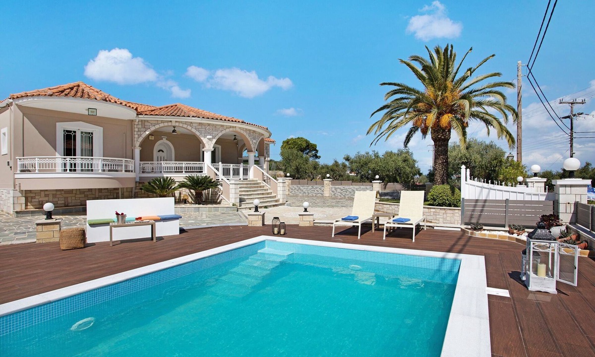 Alikanas Villa | Villa "Chrysoula" with Mountain View, Private Pool & Wi-Fi