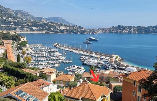 Villefranche-sur-Mer Villa | Villa Mi Rancho Vue mer - Jardin - Plage et resto à 5 min