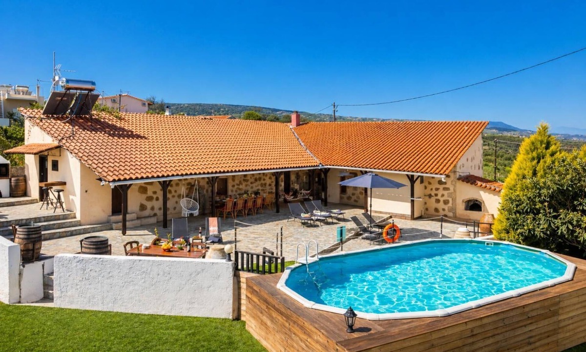 Pikris Villa | Villa Roupes Stone - Three Bedroom Villa, Sleeps 8