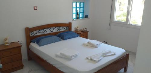Vissa Apartment | white and blue,finikas syros
