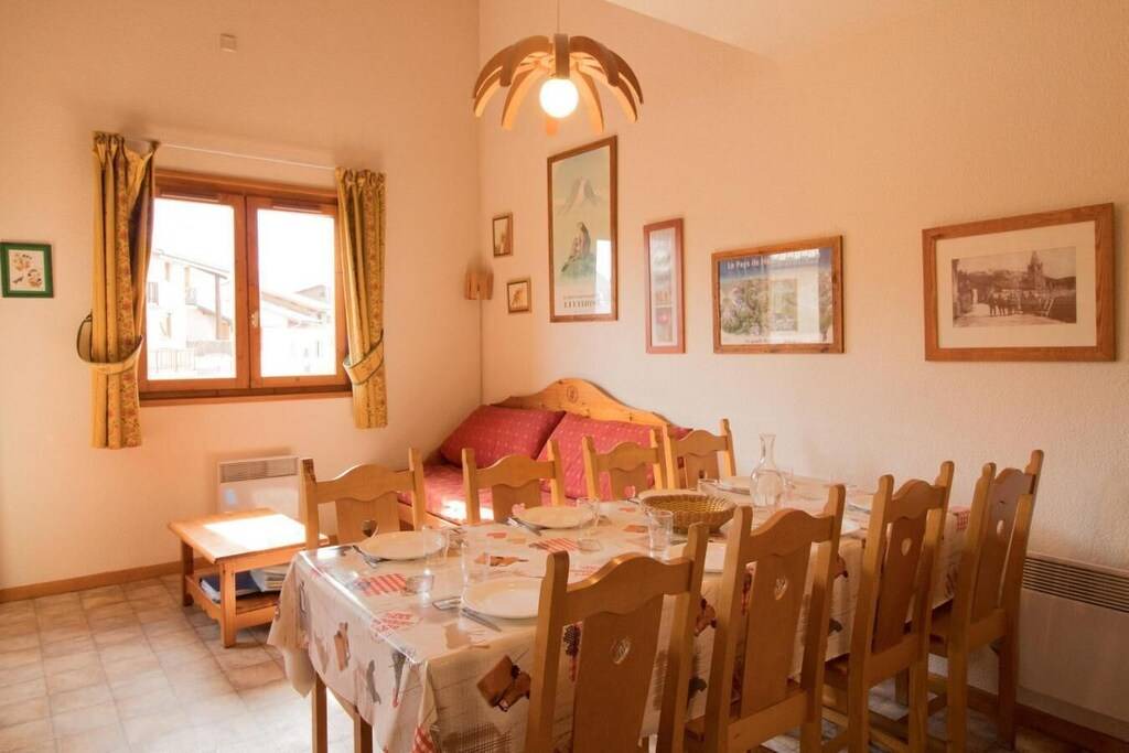 Aussois Apartment | Wifi, 1st floor, balcony, tv, ski locker, 60m², Aussois