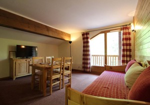 150m from shops, 3rd floor, fitness, swimming pool, balcony, tv, ski locker, 38m², Val Cenis
