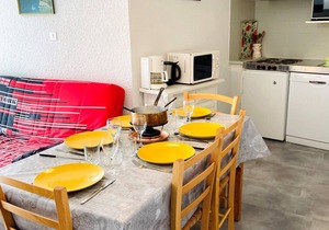 2-room apartment at the foot of the slopes, pets allowed, Les Deux Alpes