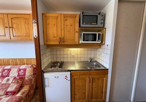 2-room apartment with parking in Les Saisies, 4 people, balcony, fully equipped