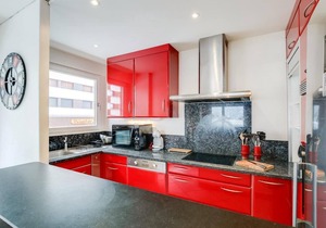 50m from resort center, 1st floor, view mountain, tv, 78m², Tignes
