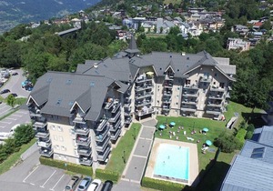 5th floor, swimming pool, balcony, parking, tv, 44m², Saint Gervais