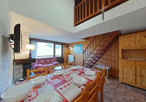 Appartement 3 pièces/6 pers avec cheminée et parking couvert - FR-1-241-229