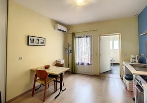 Appartement F2 climatisé avec terrasse et parking, proche des Thermes et du centre - Lamalou les Bains - FR-1-451-164