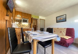 Studio cabine à Praz-sur-Arly, vue sur pistes - 4 pers, parking, balcon, proche village et ski - FR-1-603-11