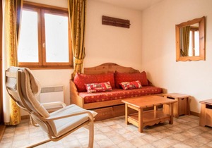 Wifi, 1st floor, terrace, tv, ski locker, 35m², Aussois