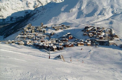 Le Lavachet Apartment | 20m from resort center, 3rd floor, balcony, tv, ski locker, 24m², Tignes