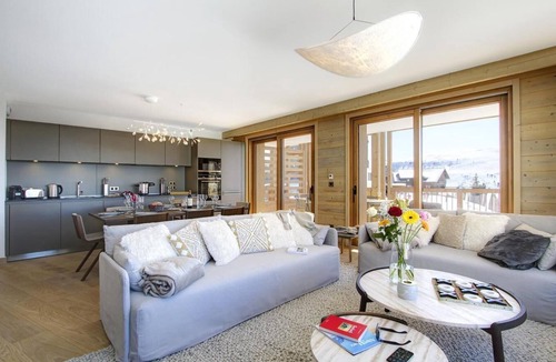 Bergers Apartment | 2nd floor, fitness, swimming pool, sauna, hammam, tv, ski locker, 95m², Alpe d'Huez
