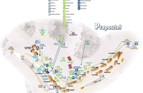 Prapoutel Apartment | 3 pièces au pied des pistes avec balcon, 2 chambres - FR-1-557-23